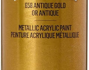 metallic golden color